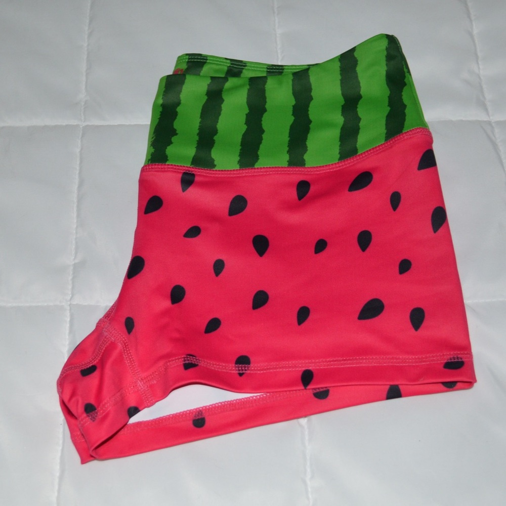 NWOT Feed Me Fight Me Watermelon Shorts